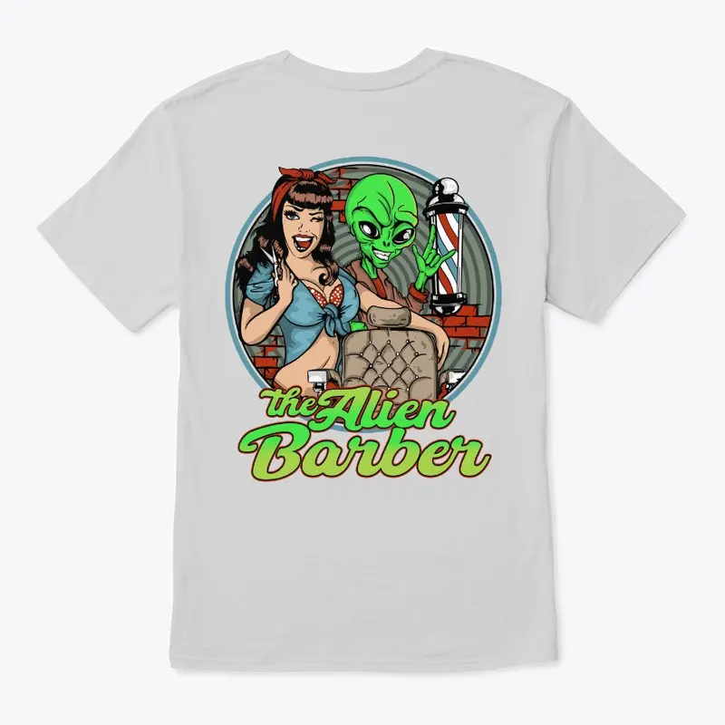 TSHIRT ALIEN BARBER ON YOUTUBE